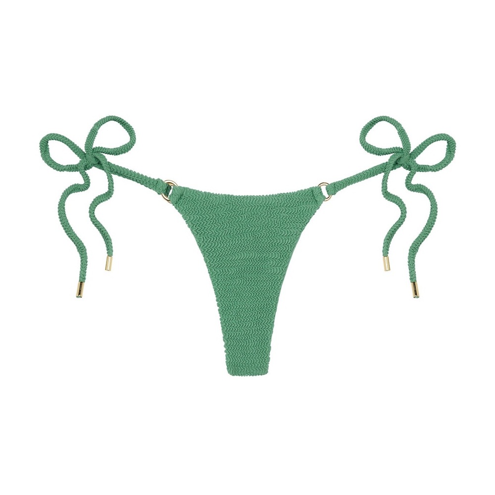 Monday Swimwear Havana Thong - pond crinkle